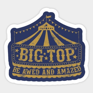 Big Top Circus Tent Sticker